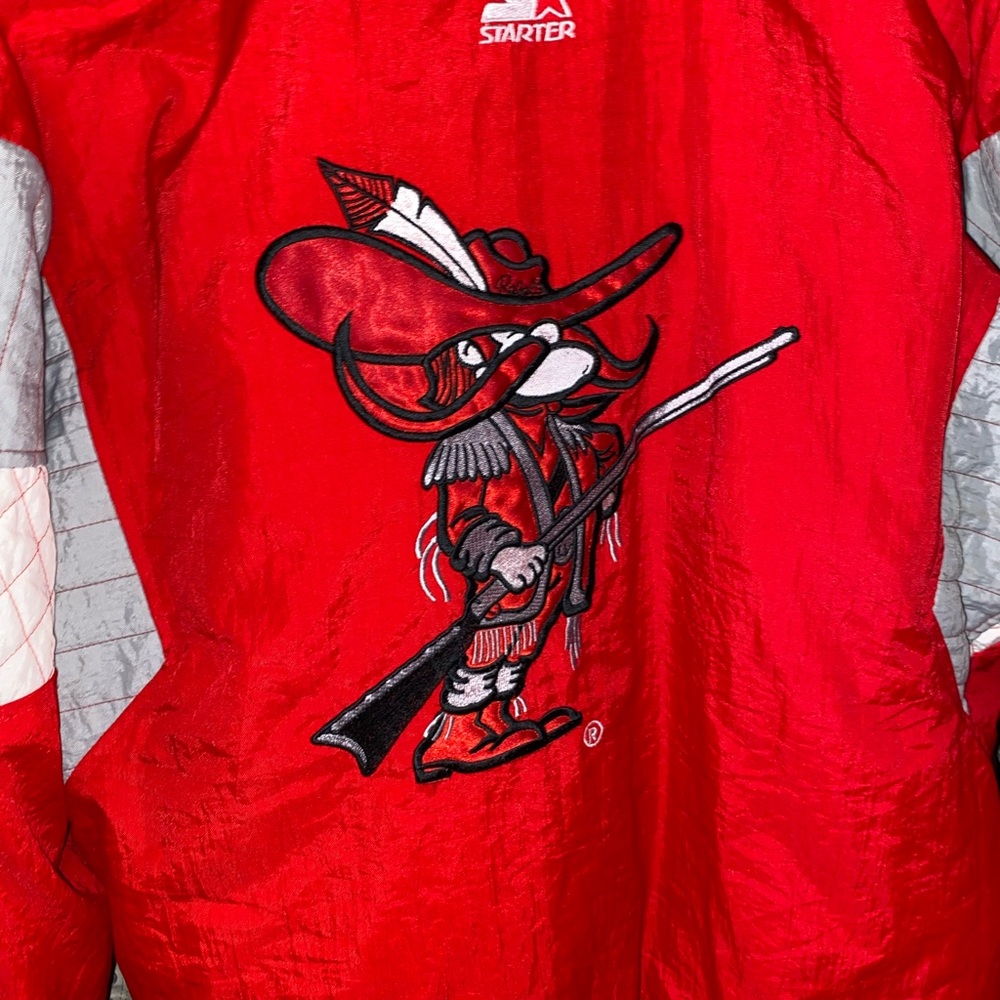 Vintage 90s Starter UNLV Runnin Rebels puffer zip up